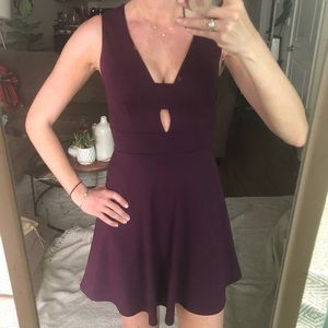 Abbeline Maroon Cocktail Dress